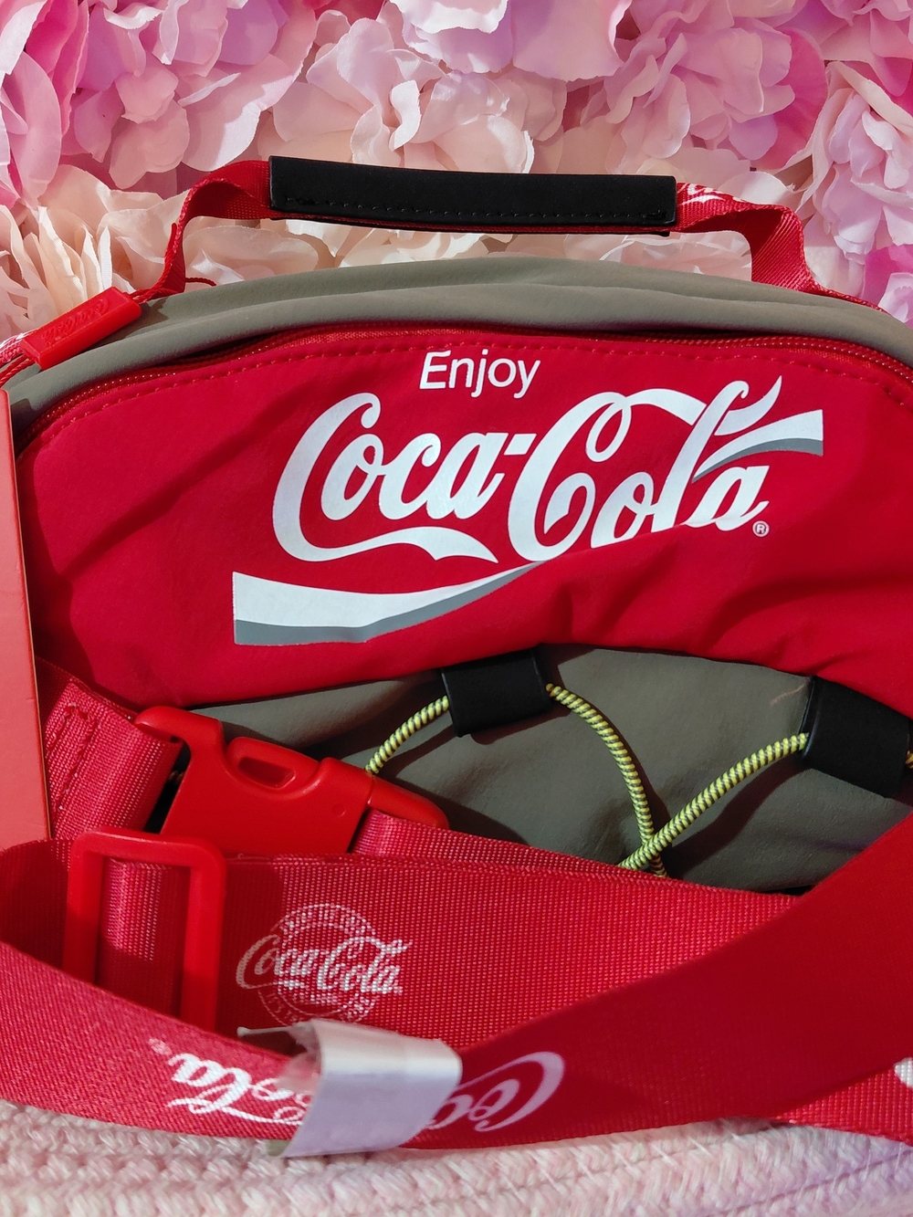 Montana West Coca-Cola Red and White Logo Crossbody Bag